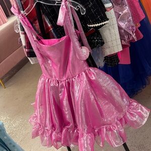 Sherri Hill Shimmering Pink Kids Dance Costume